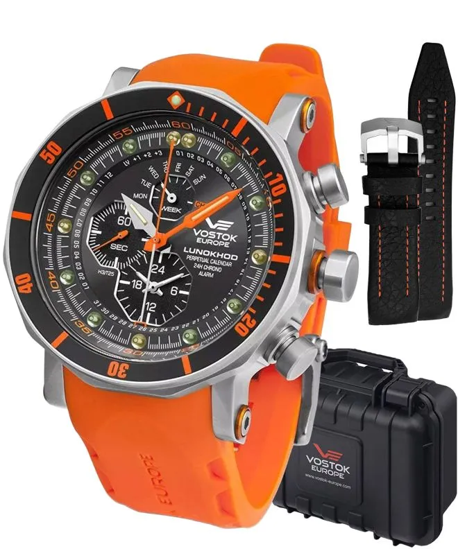 Zegarek męski Vostok Europe Lunokhod-2 Chrono Limited Edition YM86-620A506