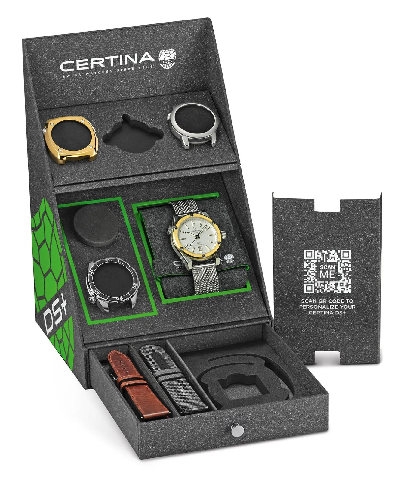 Zegarek męski Certina DS+ Sport & Urban SET C041.407.19.031.01 (C0414071903101)