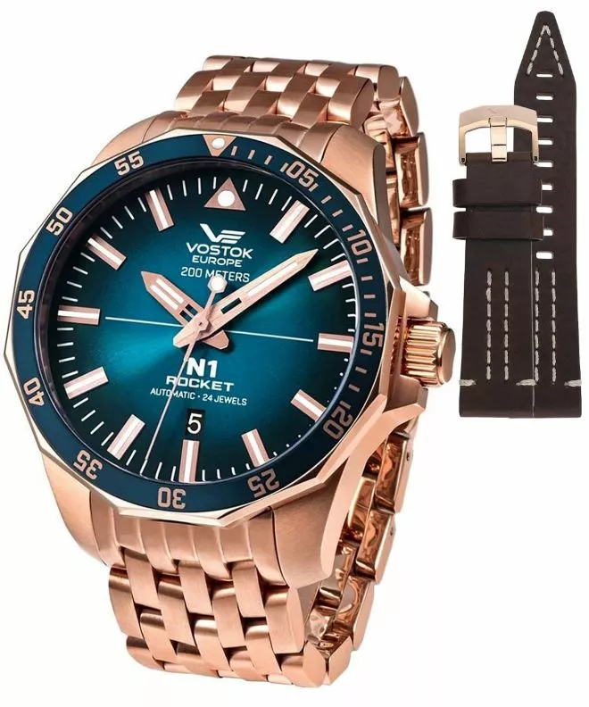 Zegarek męski Vostok Europe Rocket N1 Automatic Limited Edition + pasek Vostok NH35A-225B616-782744