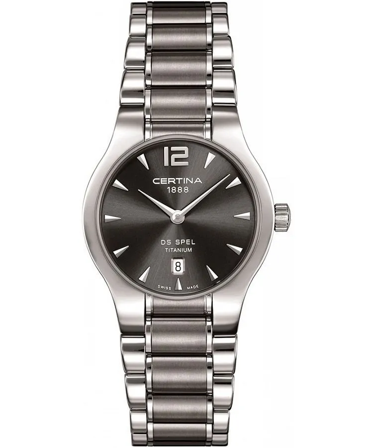 Zegarek damski Certina DS Spel Lady Round Titanium C012.209.44.087.00 (C0122094408700)