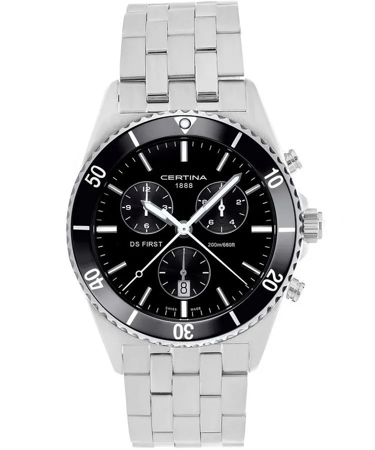 Zegarek męski Certina DS First Chronograph C014.417.11.051.02 (C0144171105102)