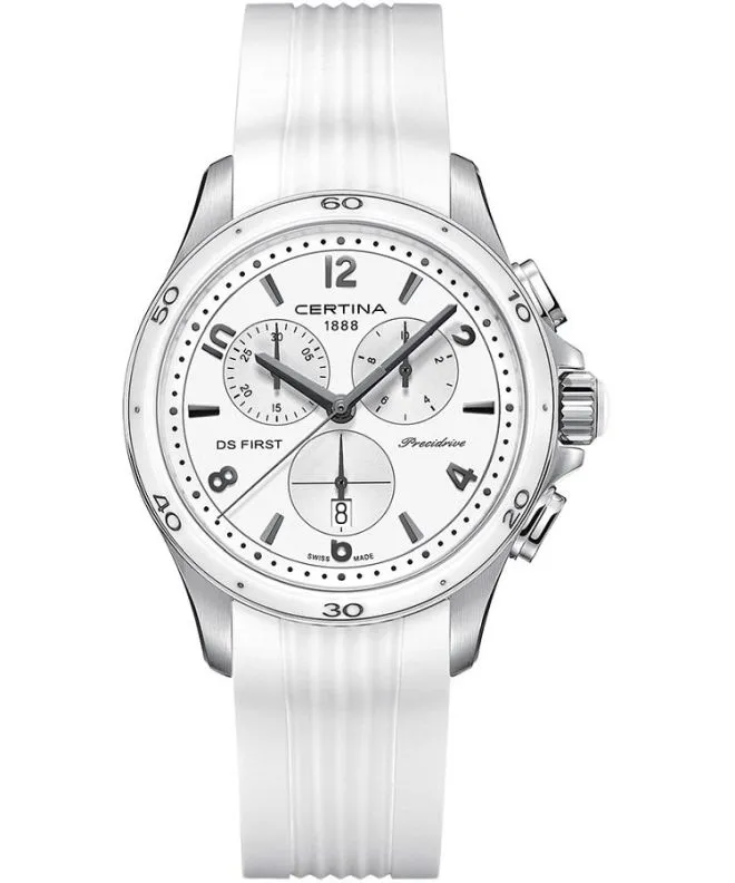 Zegarek damski Certina DS First Lady Chronograph C030.217.17.017.00 (C0302171701700)