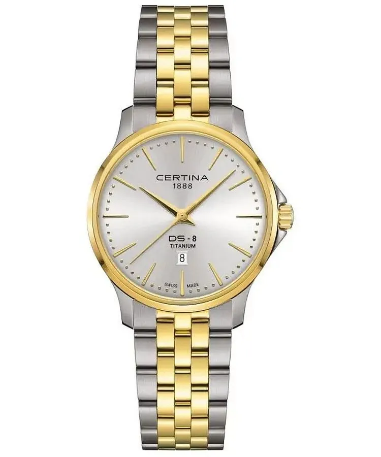 Zegarek damski Certina DS-8 Titanium C045.010.55.031.00 (C0450105503100)