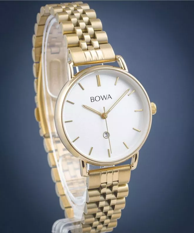 Zegarek damski BOWA Milan White Gold Steel 34 MI344-24-164S