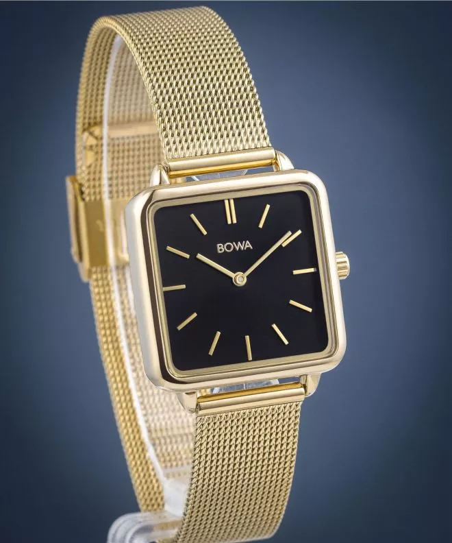 Zegarek damski BOWA Vienna Black Gold Mesh 29 VI294-14-164M