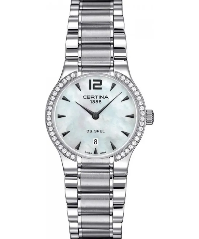 Zegarek damski Certina DS Spel Lady Diamonds C012.209.61.117.00 (C0122096111700)