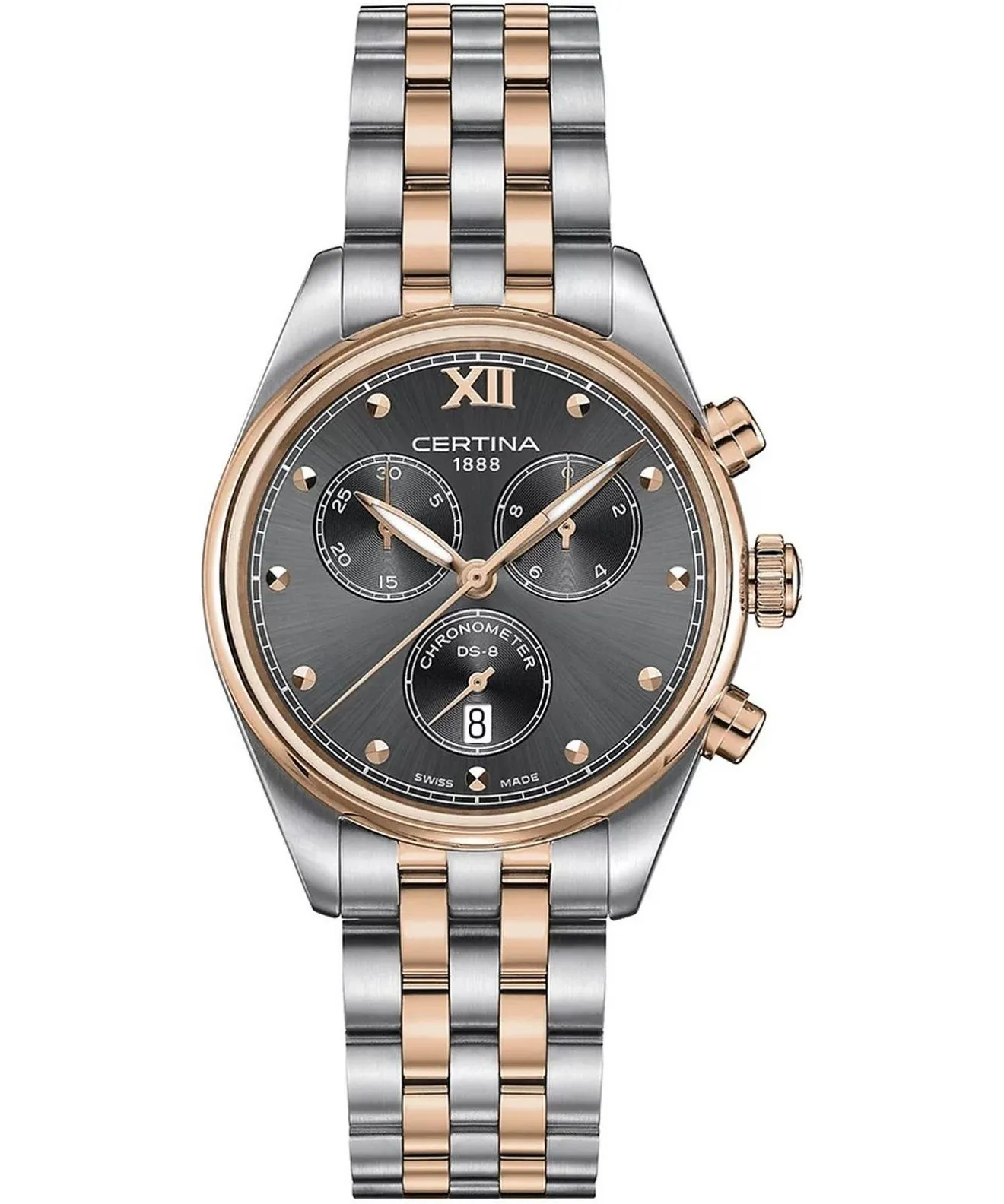 Zegarek damski Certina Urban DS-8 Chrono Lady C033.234.22.088.00 (C0332342208800)