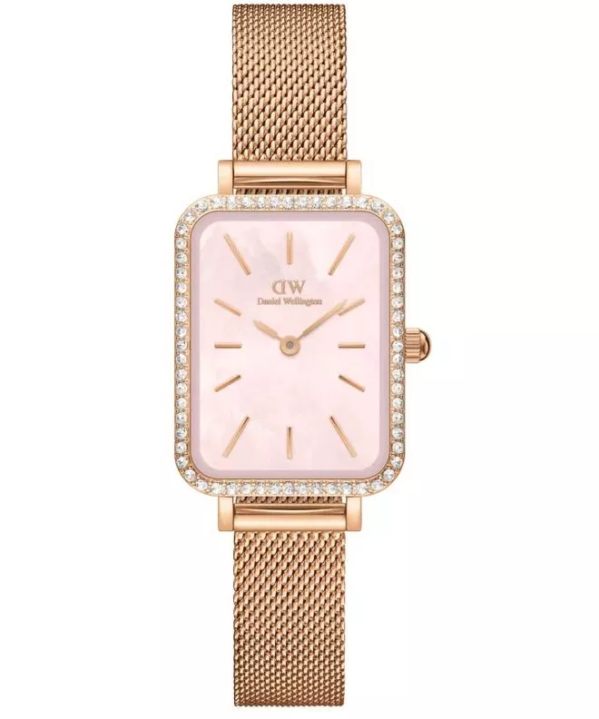 Zegarek damski Daniel Wellington Quadro Lumine Bezel Melrose Pink 40 DW00100669