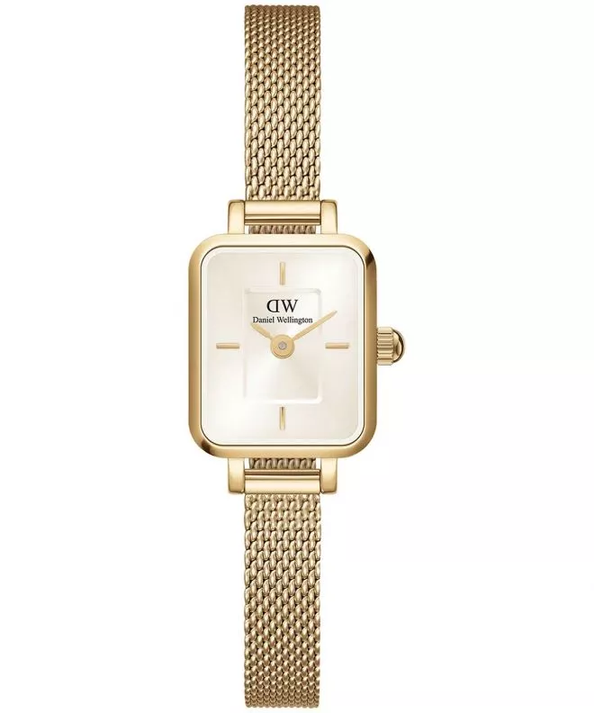 Zegarek damski Daniel Wellington Quadro Mini Evergold Champagne 15 DW00100656