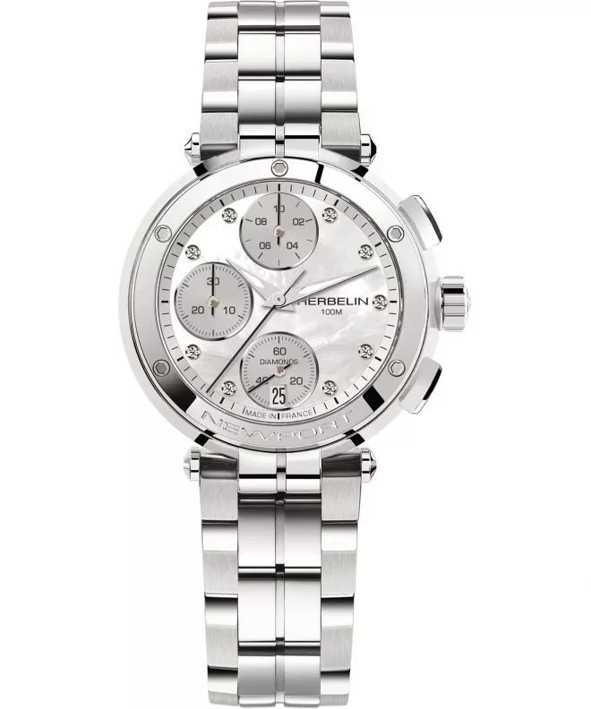 Zegarek damski Herbelin Newport Chronograph 35688B89 (35688/B89)