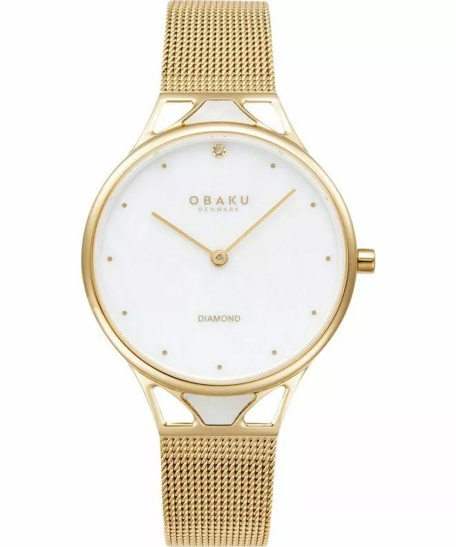 Zegarek damski Obaku Diamond V302LXGWMG