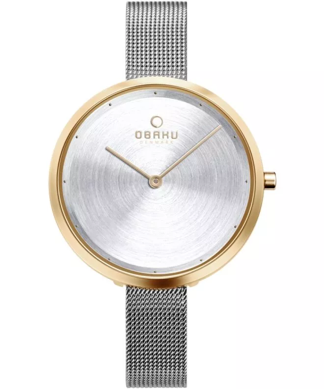 Zegarek damski Obaku Dok Gold Bi V227LXCIMC