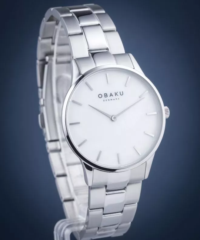 Zegarek damski Obaku Lyng Lille-Steel V247LXCWSC