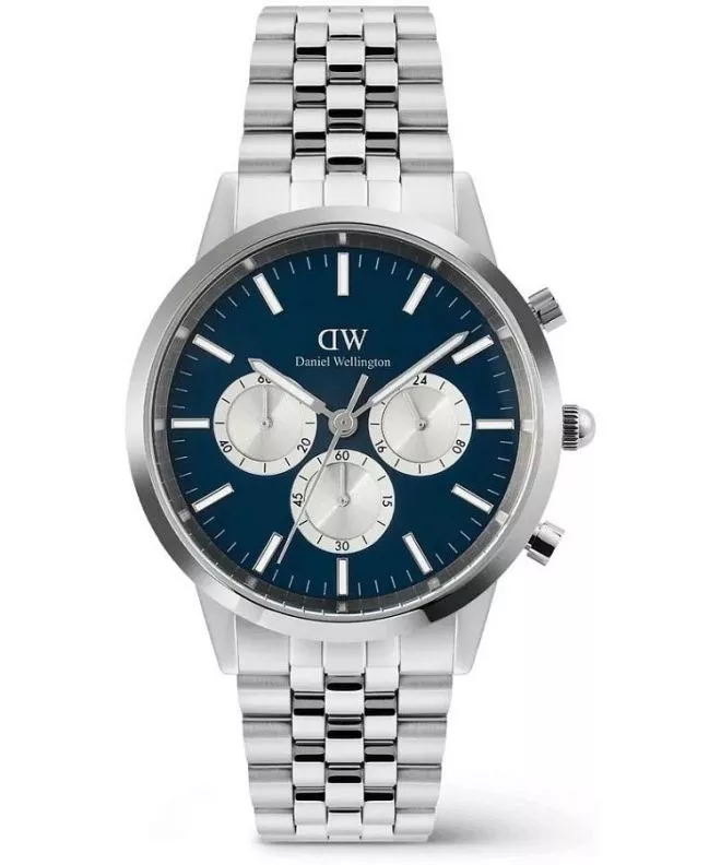 Zegarek Daniel Wellington Iconic Arch 5-Link Arctic Panda Chronograph DW00100874