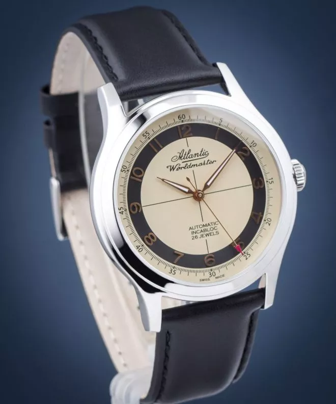 Zegarek męski Atlantic Worldmaster Automatic Incabloc 53754.41.93RBK