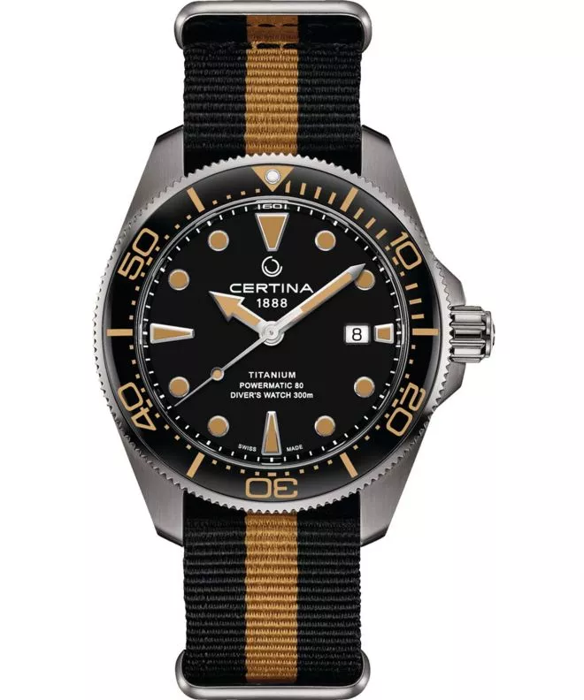 Zegarek męski Certina Aqua DS Action Titanium C032.607.48.051.00 (C0326074805100)
