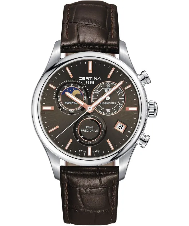 Zegarek męski Certina DS-8 Chrono Moon Phase C033.450.16.081.00 (C0334501608100)