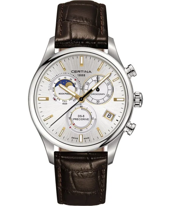 Zegarek męski Certina DS-8 Chronograph Moon Phase C033.450.16.031.00 (C0334501603100)