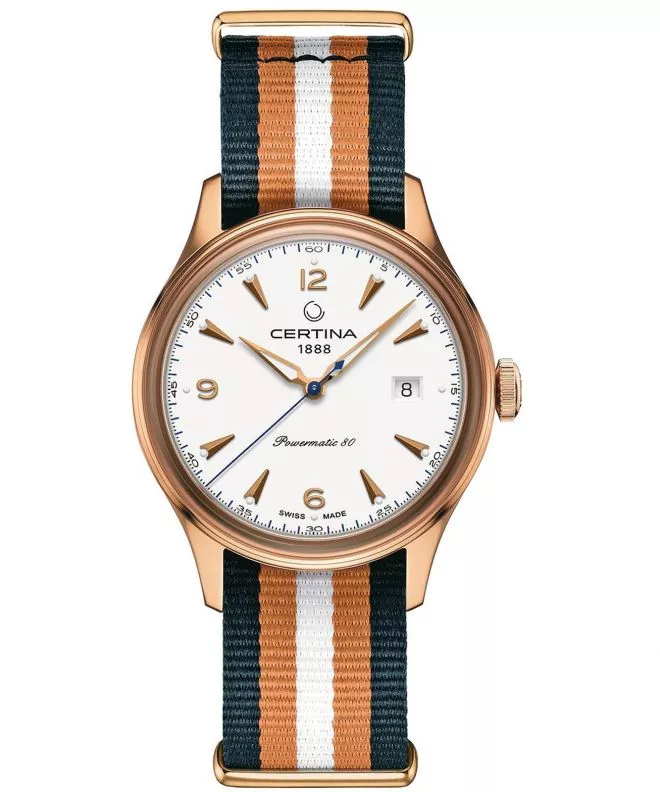Zegarek męski Certina Heritage DS Powermatic 80 C038.407.38.037.00 (C0384073803700)