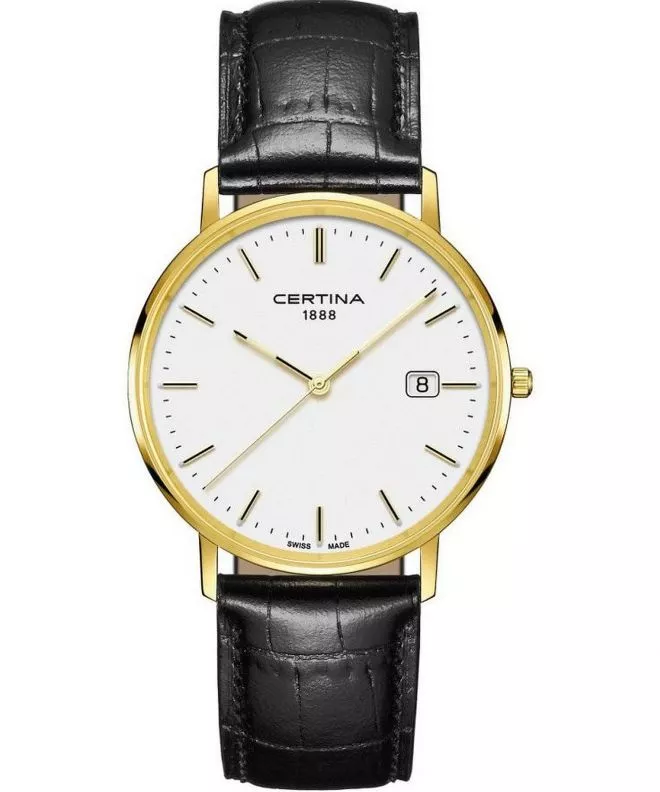 Zegarek męski Certina Heritage Priska Gold 18K C901.410.16.011.00 (C9014101601100)