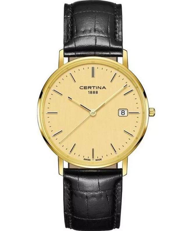 Zegarek męski Certina Heritage Priska Gold 18K C901.410.16.021.00 (C9014101602100)
