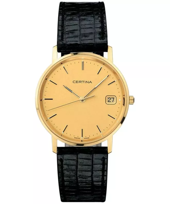 Zegarek męski Certina Priska Gent Gold 18K C158.9289.68.31 (C15892896831)