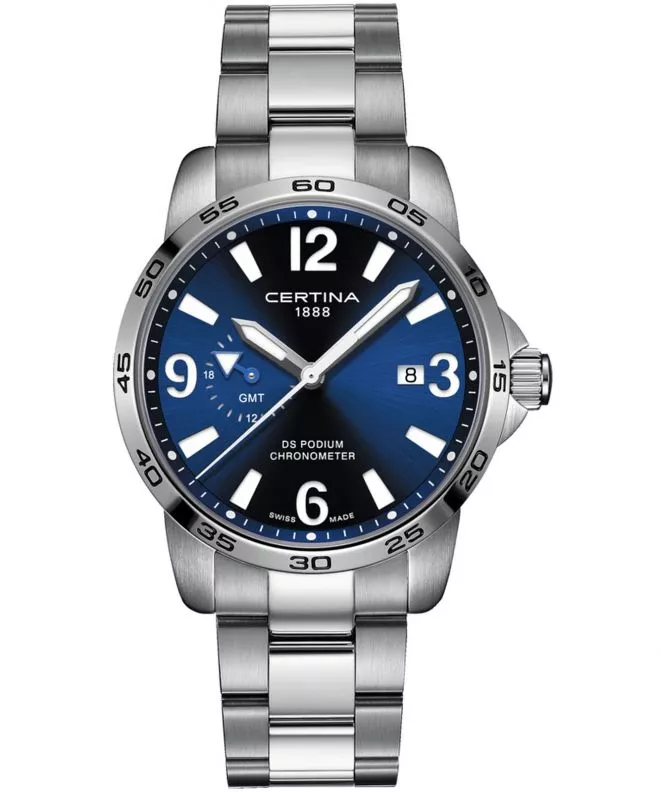 Zegarek męski Certina DS Podium GMT C034.455.11.040.00 (C0344551104000)