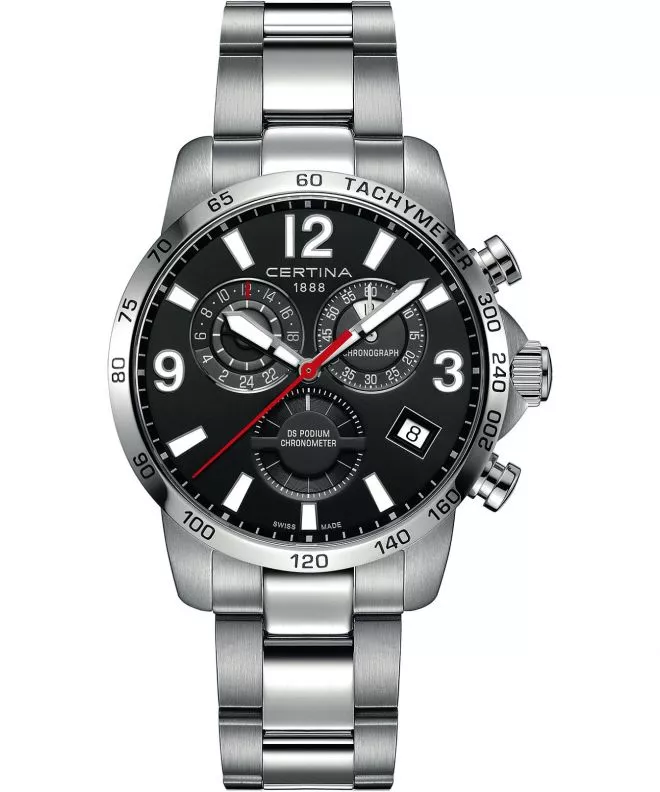 Zegarek męski Certina Sport DS Podium GMT C034.654.11.057.00 (C0346541105700)