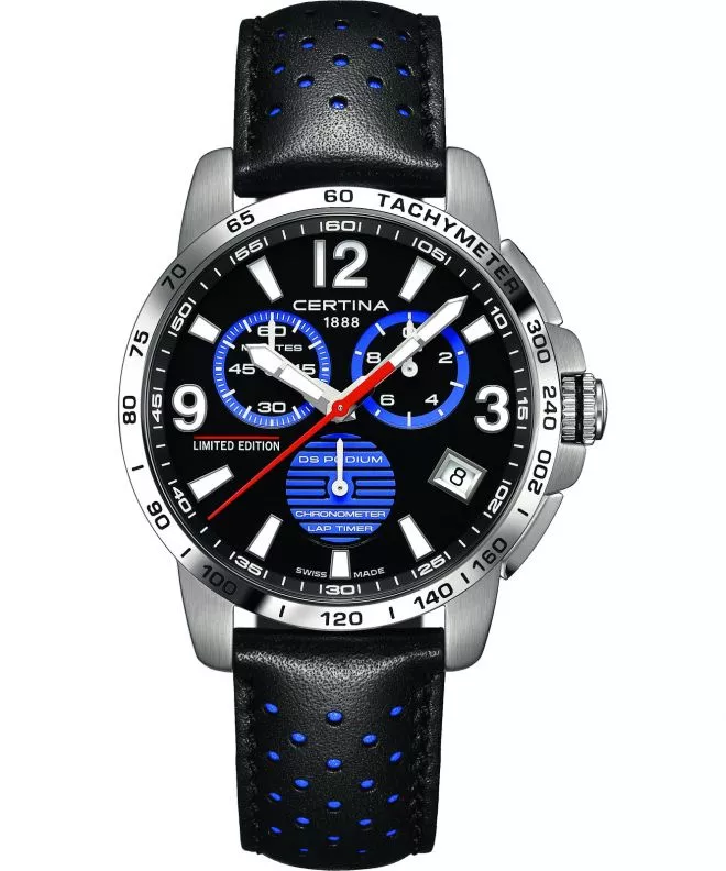 Zegarek męski Certina Sport DS Podium Lap Timer Yamaha Monster 2020 Limited Edition C034.453.16.057.20 (C0344531605720)