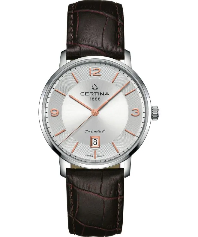 Zegarek męski Certina Urban DS Caimano Powermatic 80 C035.407.16.037.01 (C0354071603701)