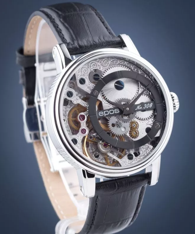 Zegarek męski Epos Oeuvre d'Art Verso Skeleton Limited Edition 3435.313.20.15.25