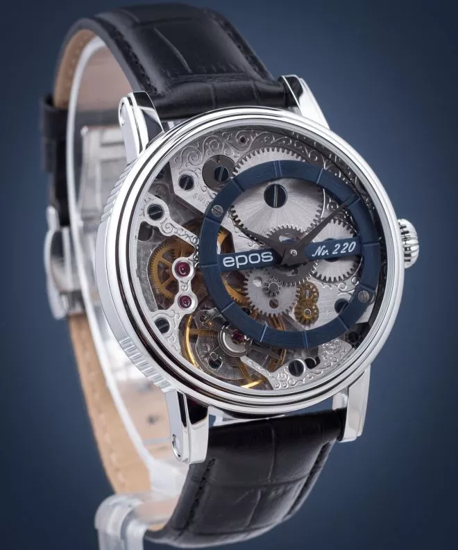 Zegarek męski Epos Oeuvre d'Art Verso Skeleton Limited Edition 3435.313.20.16.25