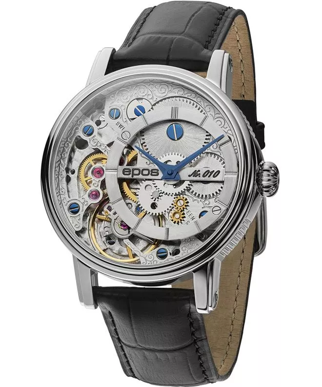 Zegarek męski Epos Oeuvre D'Art Verso Skeleton Limited Edition 3435.313.20.18.25