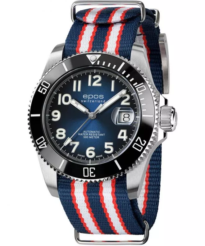 Zegarek męski Epos Sportive 3504 Titanium 3504.131.80.36.66