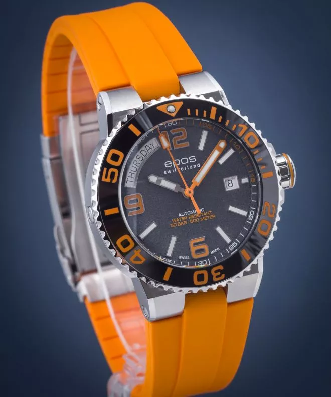 Zegarek męski Epos Sportive Day Date Diver Automatic 3441.142.99.92.52