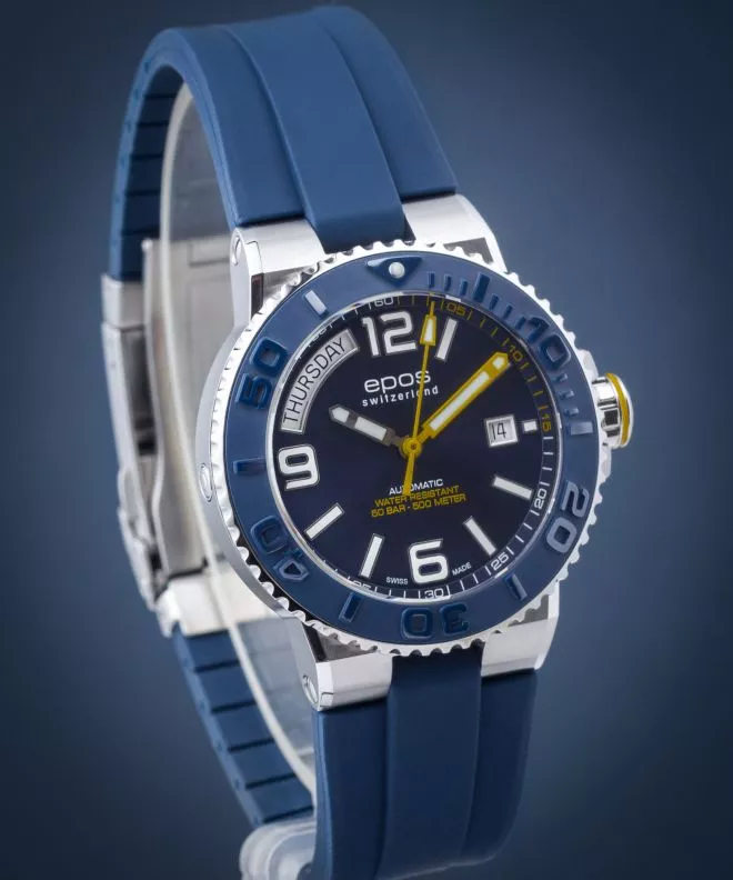 Zegarek męski Epos Sportive Diver Automatic 3441.142.96.96.56