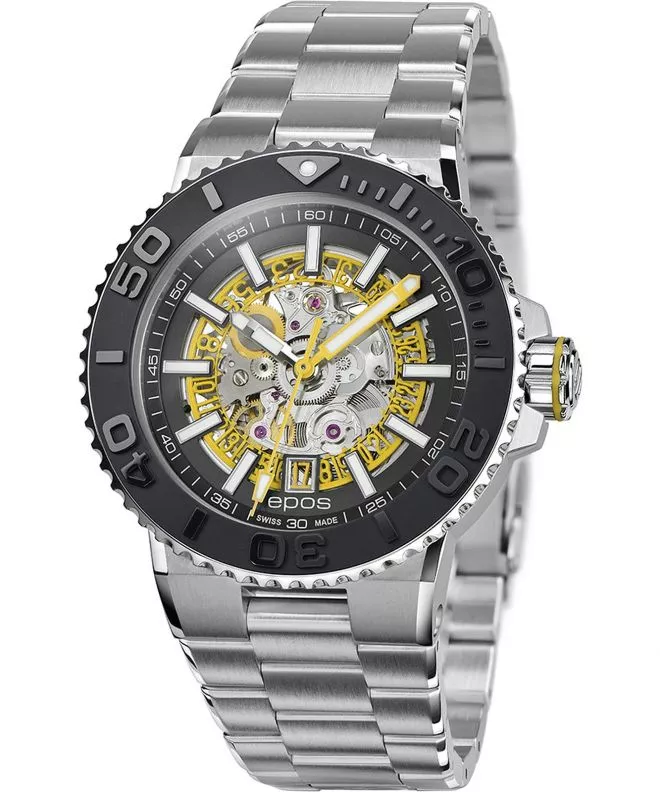 Zegarek męski Epos Sportive Diver Skeleton Automatic 3441.135.20.15.30