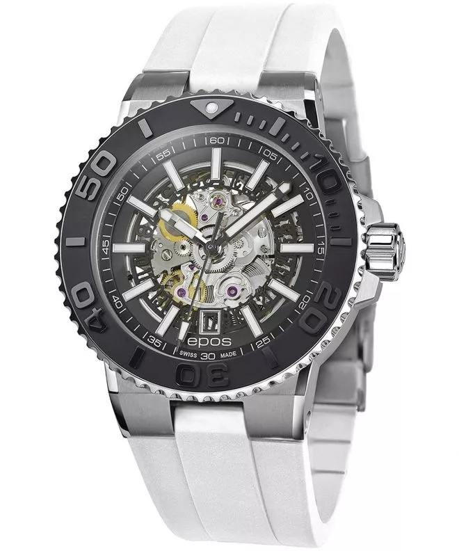 Zegarek męski Epos Sportive Diver Skeleton Automatic 3441.135.25.15.50