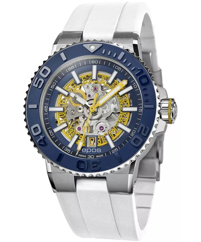 Zegarek męski Epos Sportive Diver Skeleton Automatic 3441.135.96.16.50