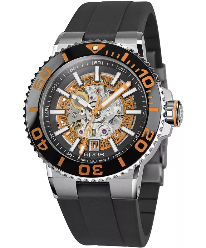 Zegarek męski Epos Sportive Diver Skeleton Automatic 3441.135.99.15.55
