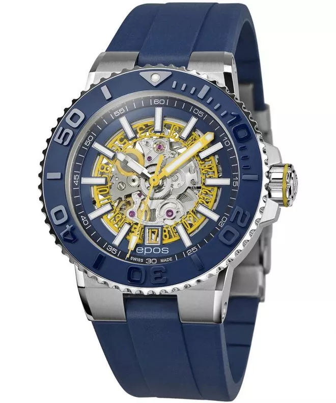 Zegarek męski Epos Sportive Diver Skeleton Automatic 					 3441.135.96.16.56