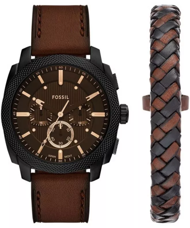 Zegarek męski Fossil Machine Chronograph SET FS6102SET