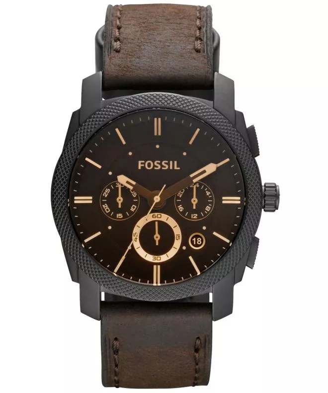 Zegarek męski Fossil Machine Leather FS4656