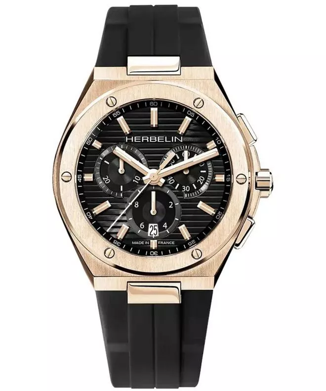 Zegarek męski Herbelin Cap Camarat Chronograph 37645PR14CA