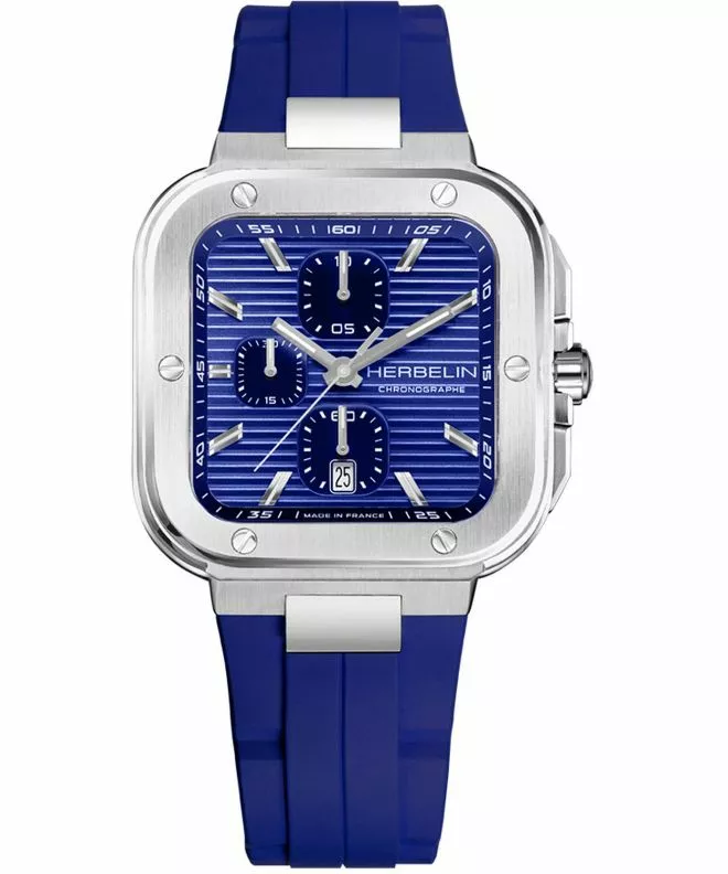 Zegarek męski Herbelin Cap Camarat Square Chronograph 35646A115CB
