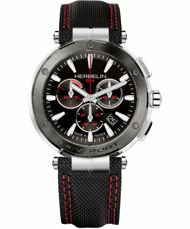 Zegarek męski Herbelin Newport Chronograph 37688AG44 (37688/AG44)