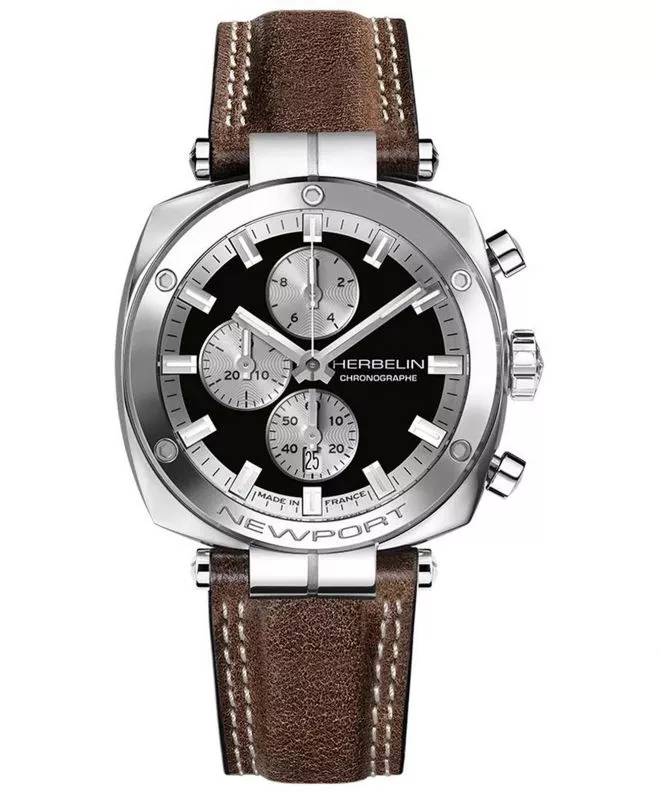 Zegarek męski Herbelin Newport Héritage Chronograph 35664AP24BR