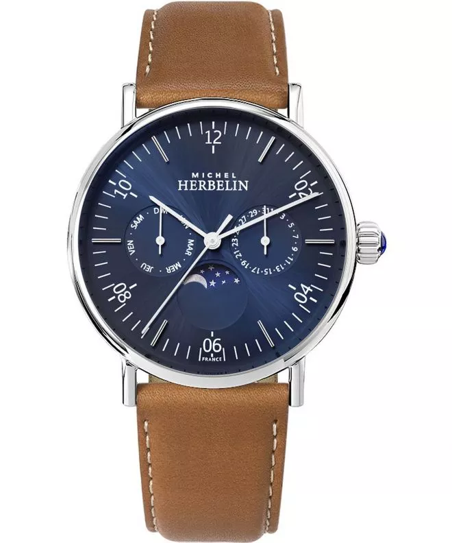 Zegarek męski Herbelin Inspiration Moon Phase 12747/AP15GO