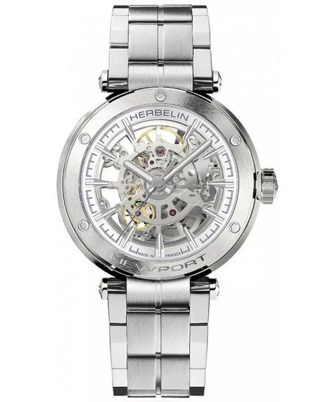 Zegarek męski Herbelin Newport Skeleton Automatic 1868BSQ12 (1868/BSQ12)