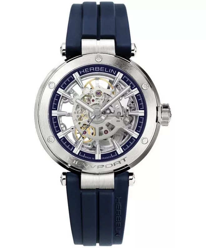 Zegarek męski Herbelin Newport Skeleton Automatic Limited Edition 1868SQ15CB (1868/SQ15CB)